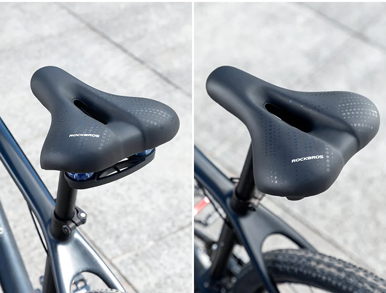 ROCKBROS Cycling Bicycle Bike Saddle Seat Sponge Shockproof Hollow Breathable Soft Cushion - Image 10