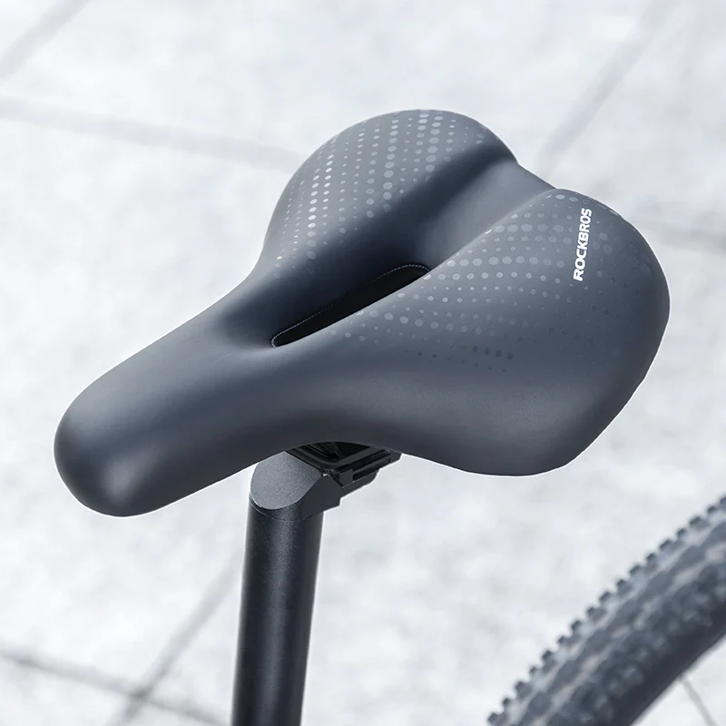 ROCKBROS Cycling Bicycle Bike Saddle Seat Sponge Shockproof Hollow Breathable Soft Cushion - Image 8