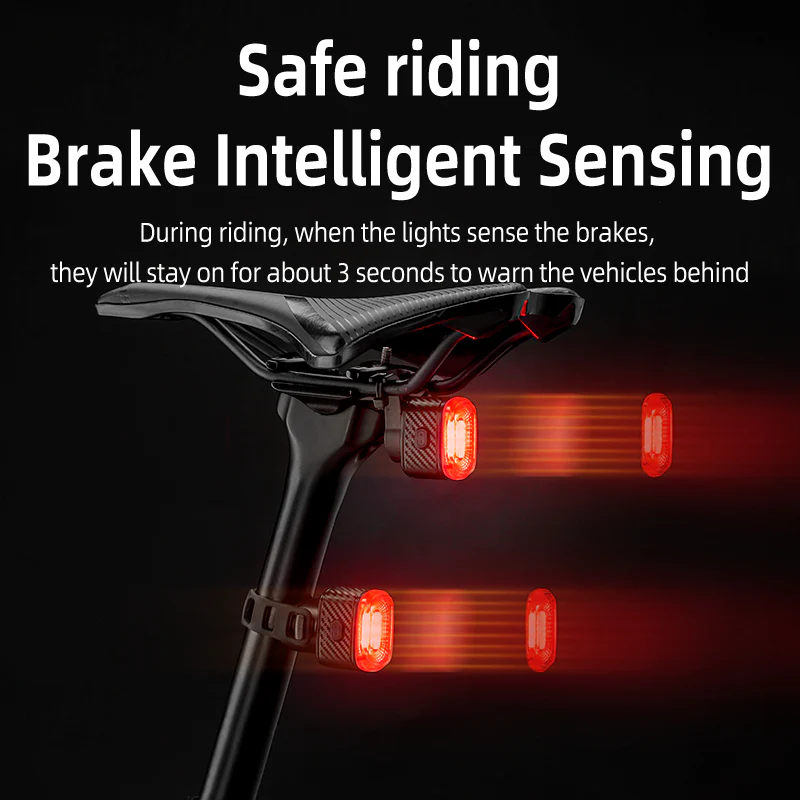 ROCKBROS Cycling Rear Light Q2S/Q2 with 5 Modes - Image 8