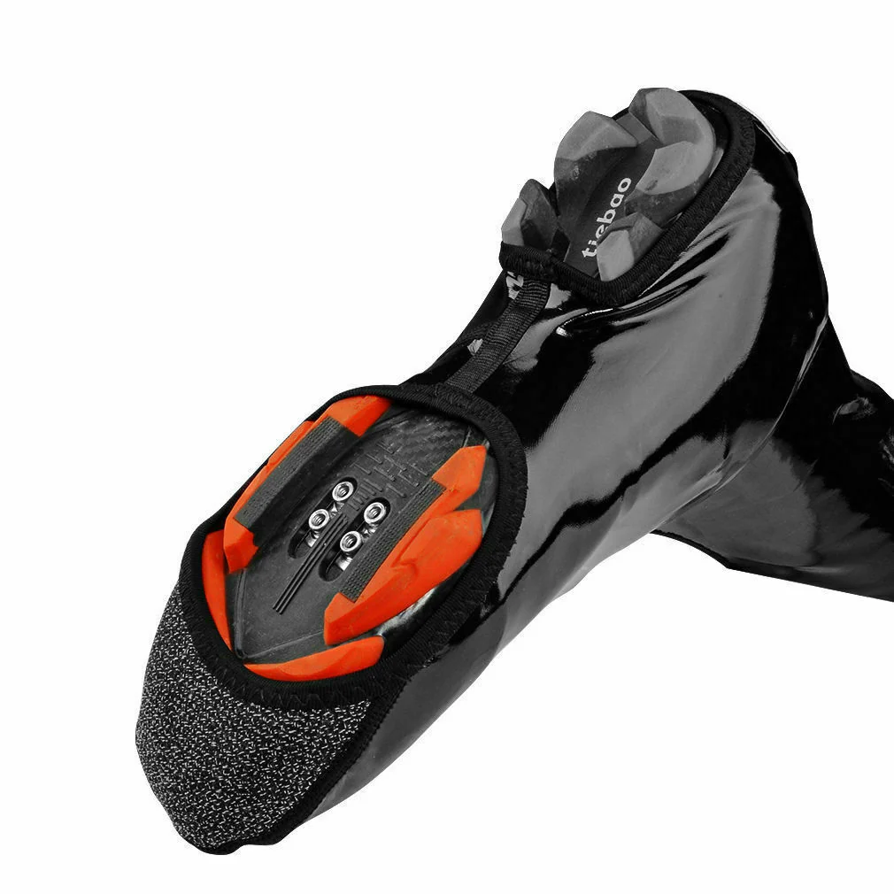 ROCKBROS-Cycling Thermal Skiing Shoe Cover  Rainproof PU Protective Overshoes - Image 4