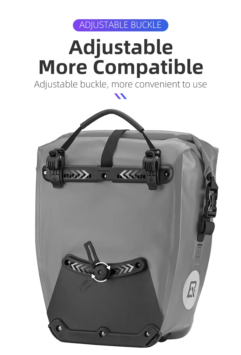 ROCKBROS Deluxe Large Capacity Bicycle Pannier Bags in Various Colours - Image 10