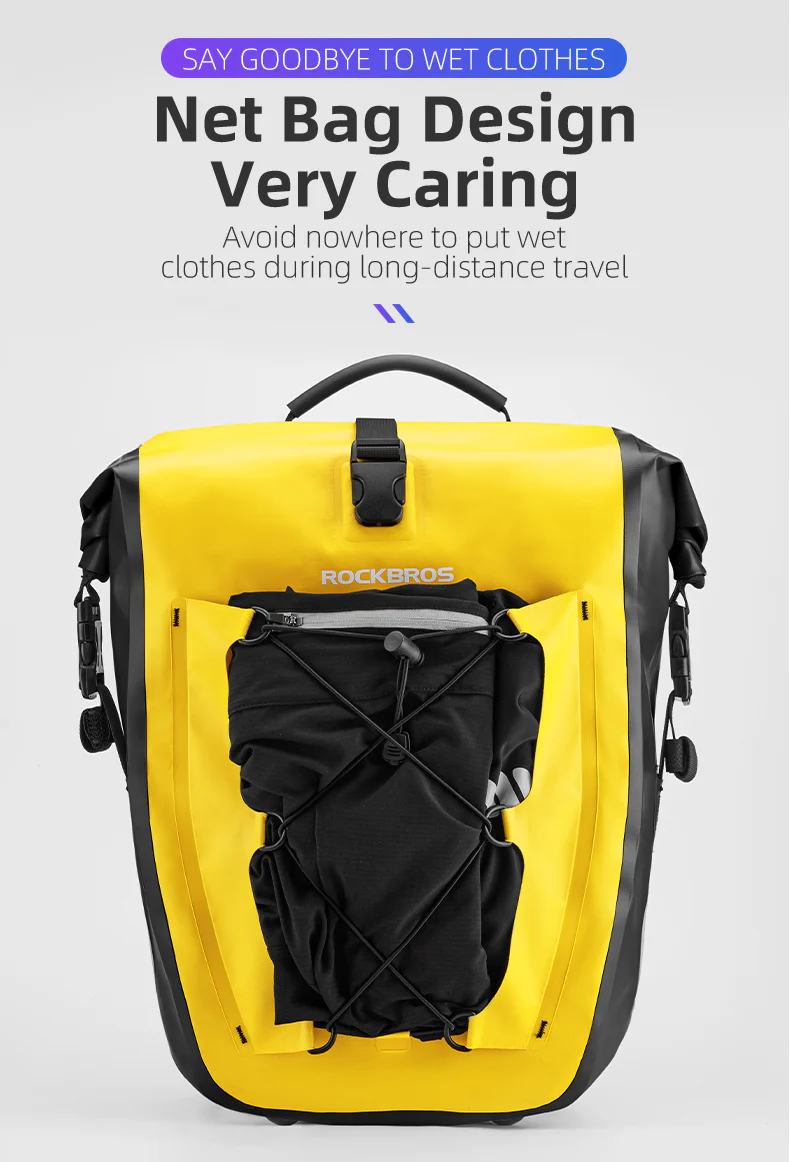 ROCKBROS Deluxe Large Capacity Bicycle Pannier Bags in Various Colours - Image 11
