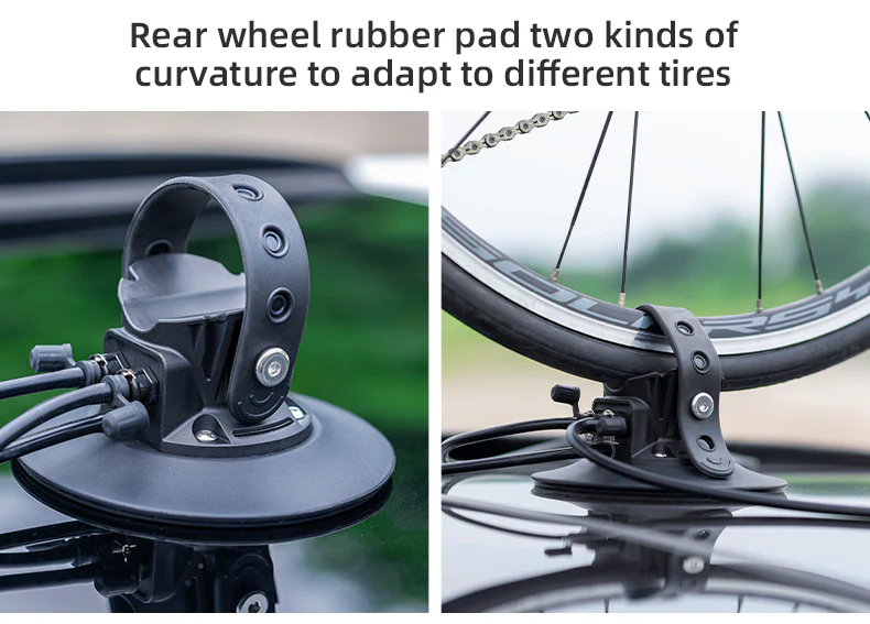 ROCKBROS Electric Suction Cup Roof Rack for 1-3 Bikes - Image 17