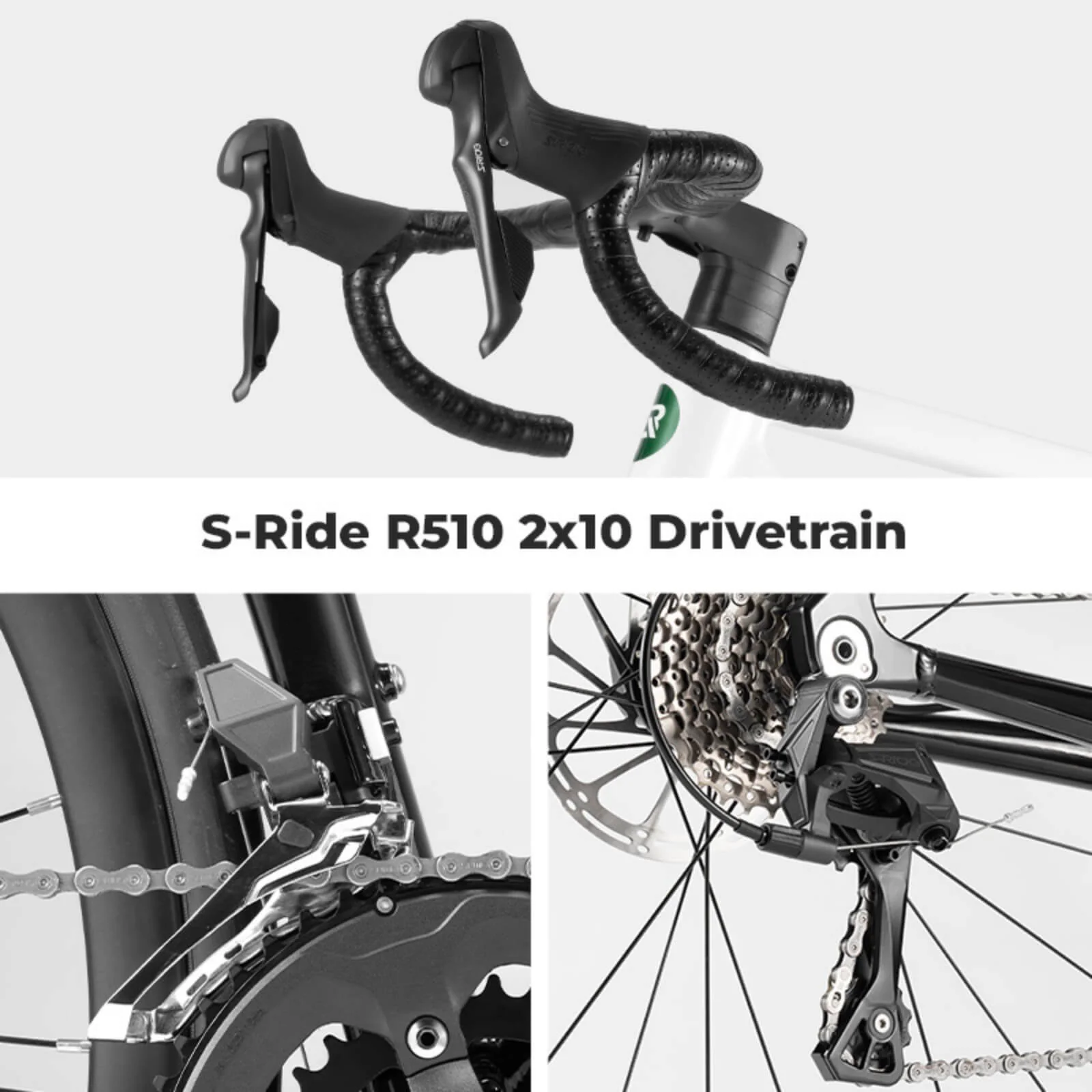 ROCKBROS FLR-W3 Road Bike 700C 10 Speed Aluminium Alloy - Image 3
