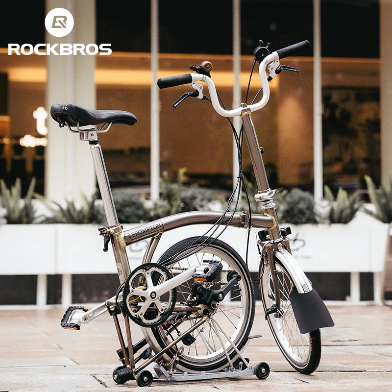 ROCKBROS Bicycle Folding Bike Foldable Pedals Reflective 9/16'' - Image 7