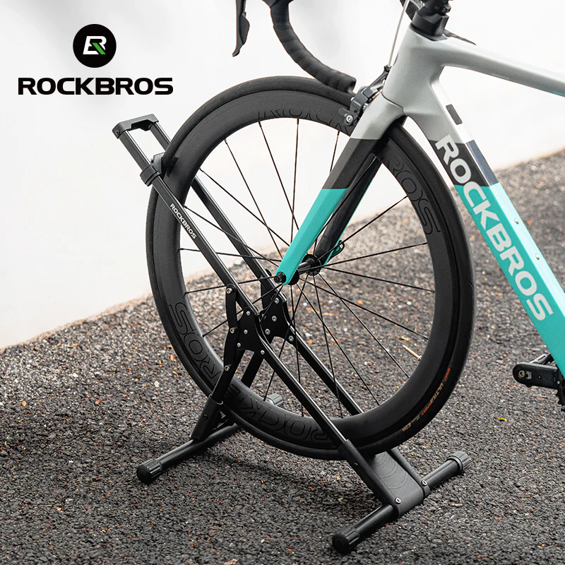 ROCKBROS Carbon Steel Folding Bike Stand - Image 4