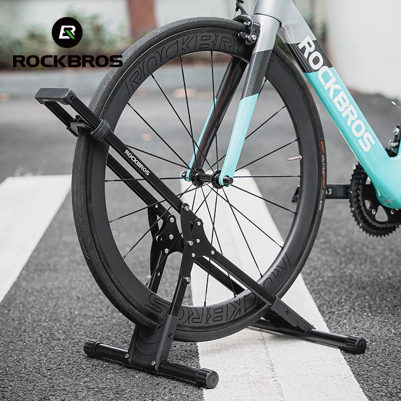 ROCKBROS Carbon Steel Folding Bike Stand - Image 6