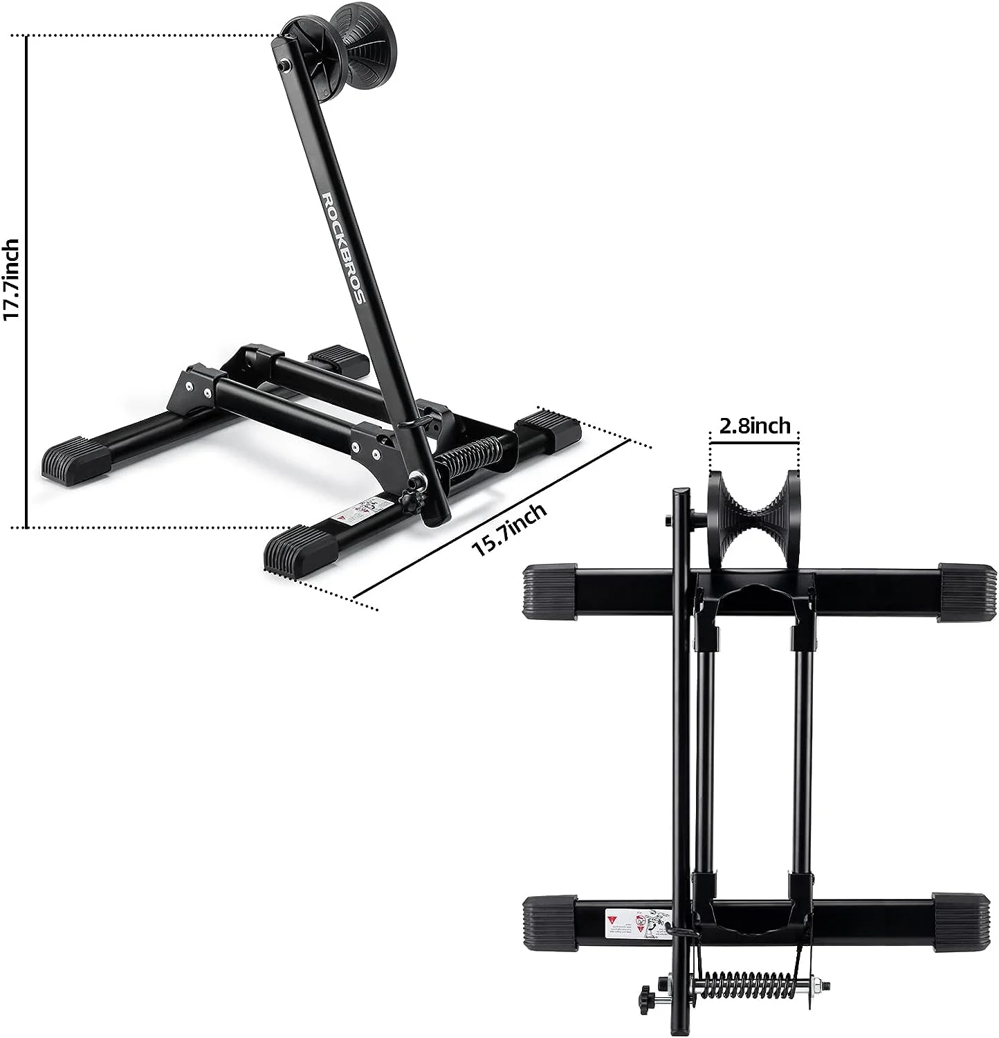 ROCKBROS Foldable Floor Bike Stand for Garage - Image 3
