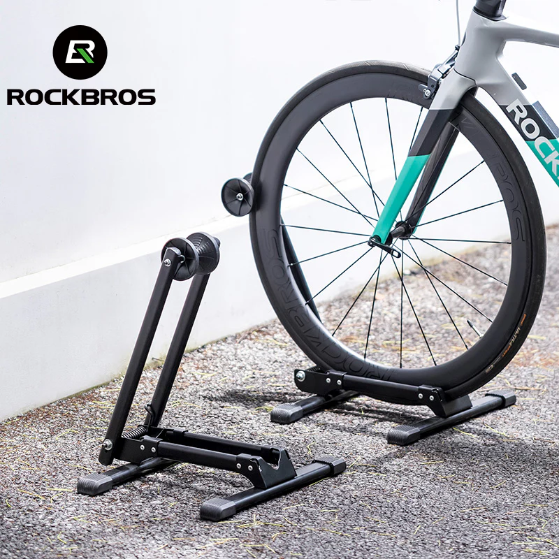 ROCKBROS Foldable Floor Bike Stand for Garage - Image 4