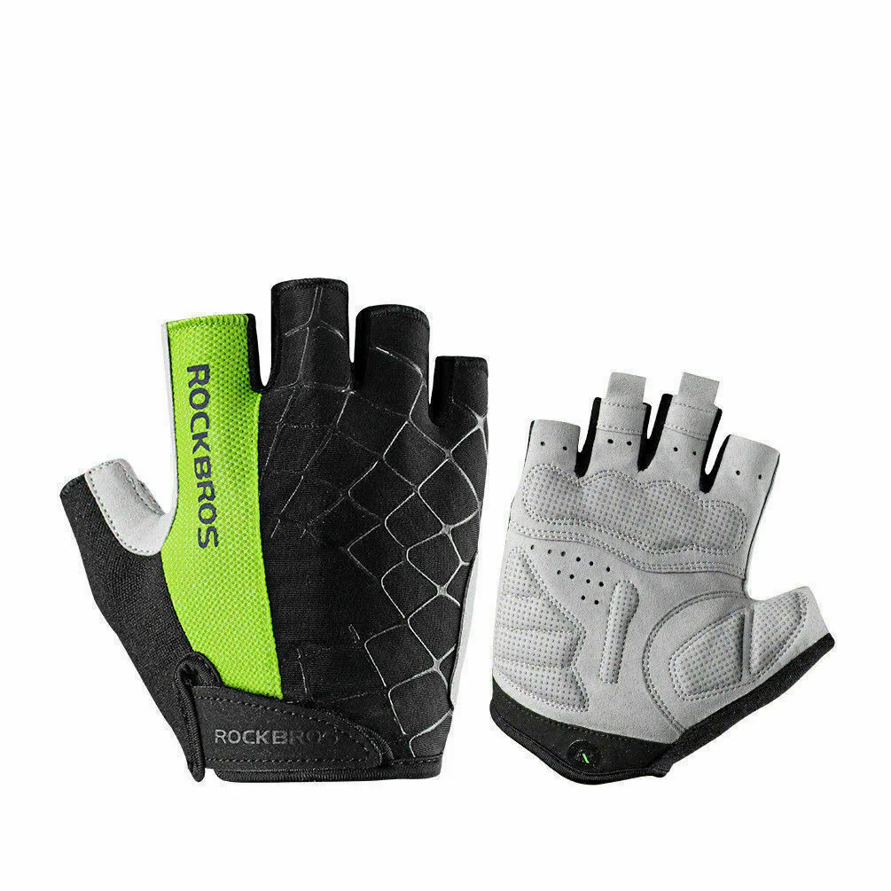 ROCKBROS Half Finger Cycling Short Gloves Shockproof Gloves - Image 3