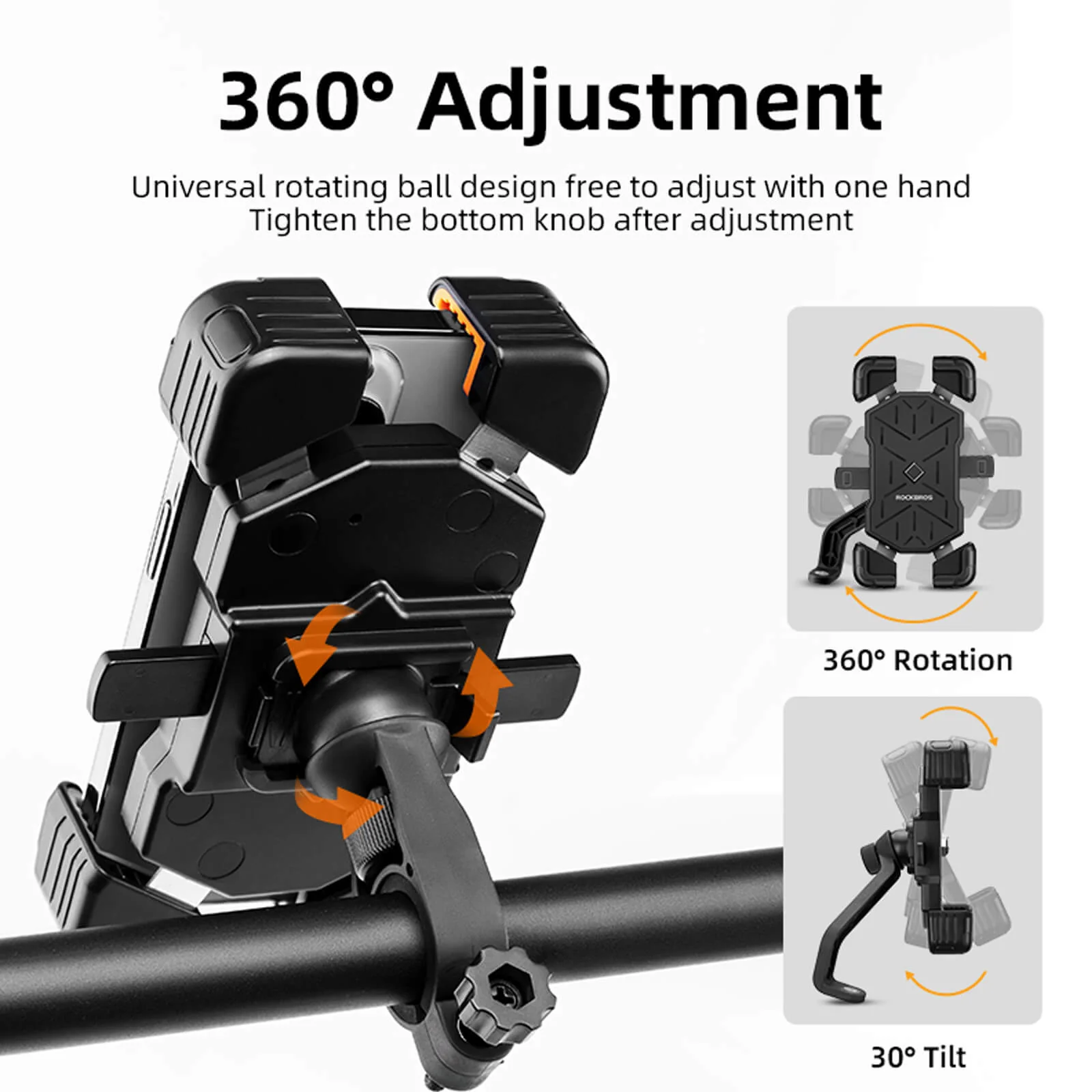 ROCKBROS HW-117 Bike Phone Holder 1s Lock Bike - Image 16