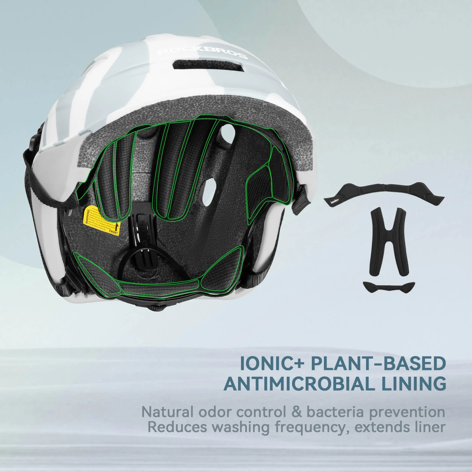 ROCKBROS Kids' Bike Helmet with Tail Light Mounting Option - Image 11