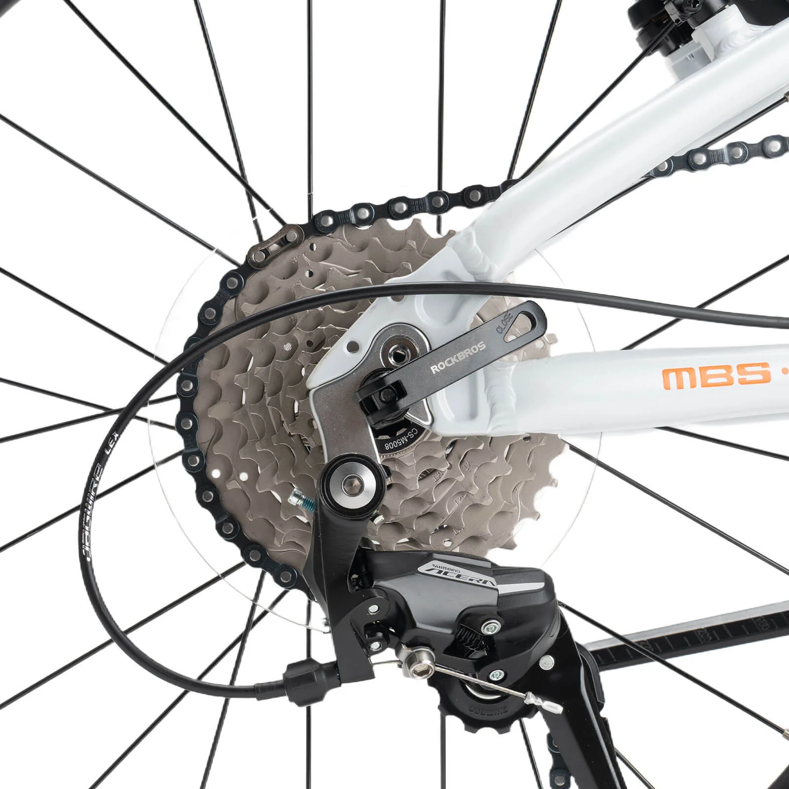 ROCKBROS MBS 20 Inch Folding Bike Aluminum Alloy 8 Speed 11-32T Cassette V Brake - Image 13