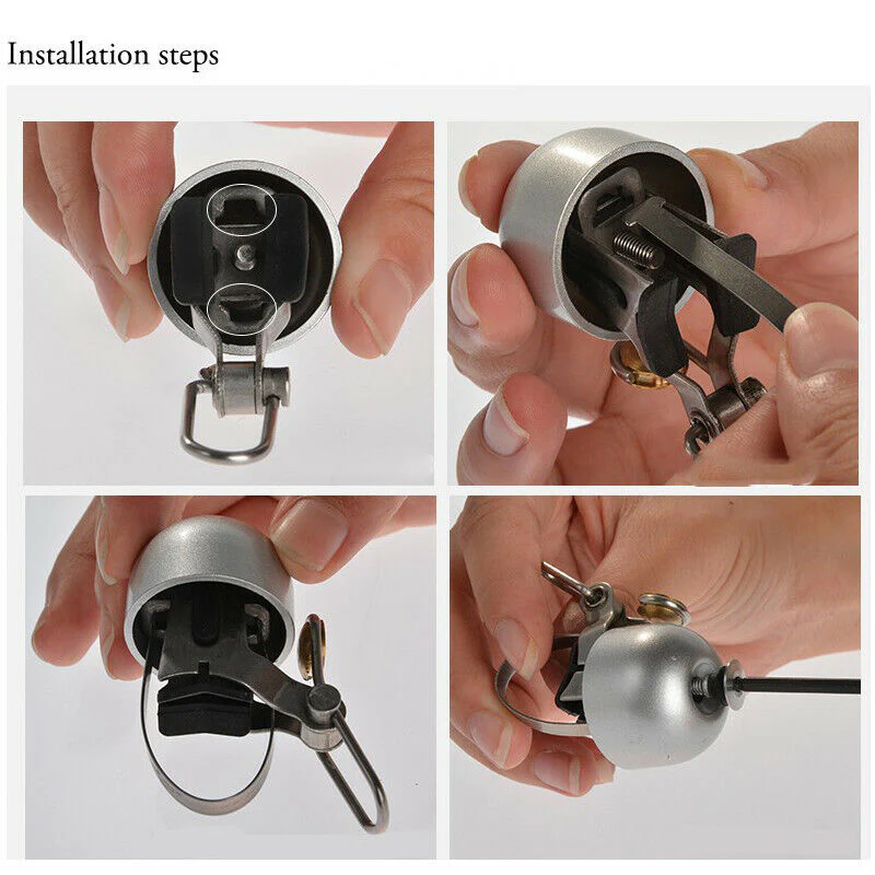 RockBros Mini Bike Bell Ring Loud Handlebar Alarm MTB Road Mountain Bicycle Bell - Image 4