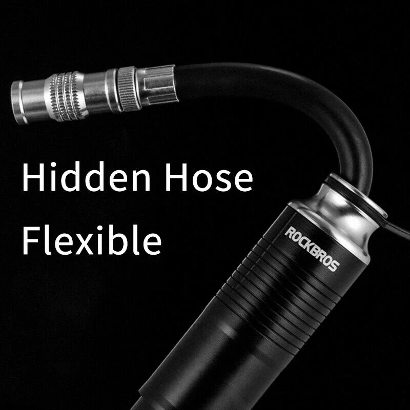 ROCKBROS Portable Dual Valve Hand Pump for MTB Bicycles - Image 6