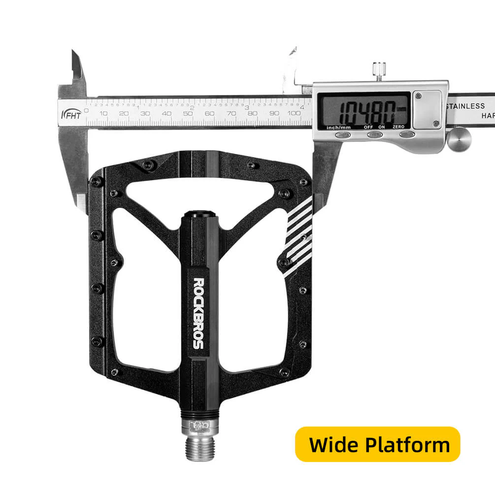 ROCKBROS Mountain Bike Aluminum Alloy Pedals with Bearing, Non-Slip Design - Image 10