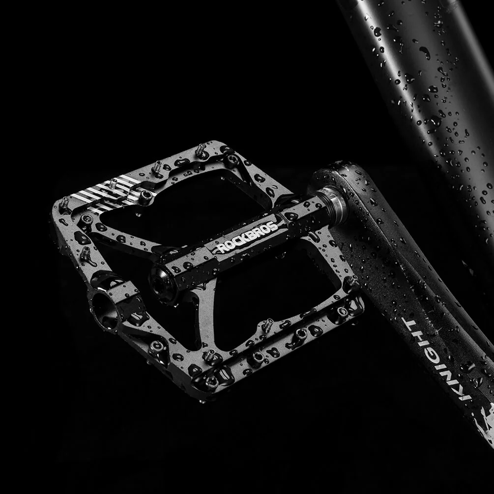 ROCKBROS Mountain Bike Aluminum Alloy Pedals with Bearing, Non-Slip Design - Image 13