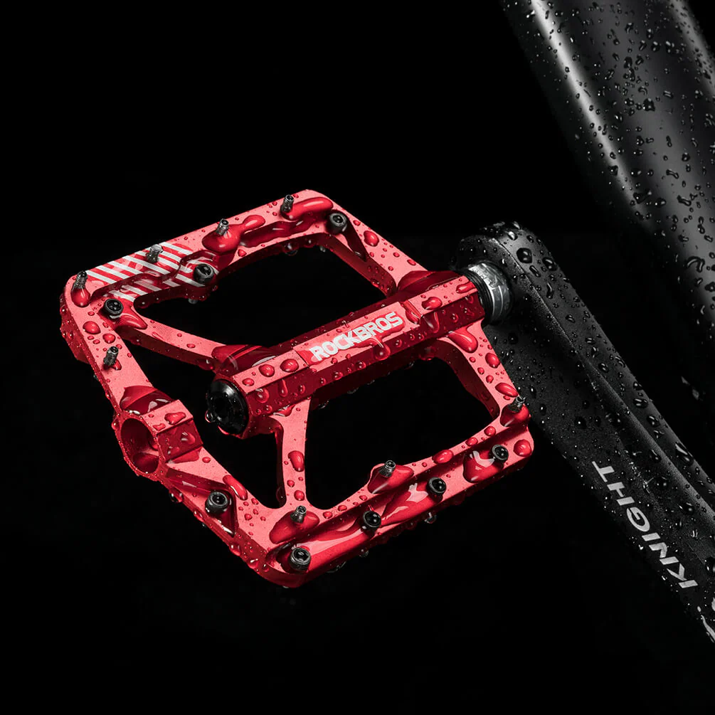 ROCKBROS Mountain Bike Aluminum Alloy Pedals with Bearing, Non-Slip Design - Image 6