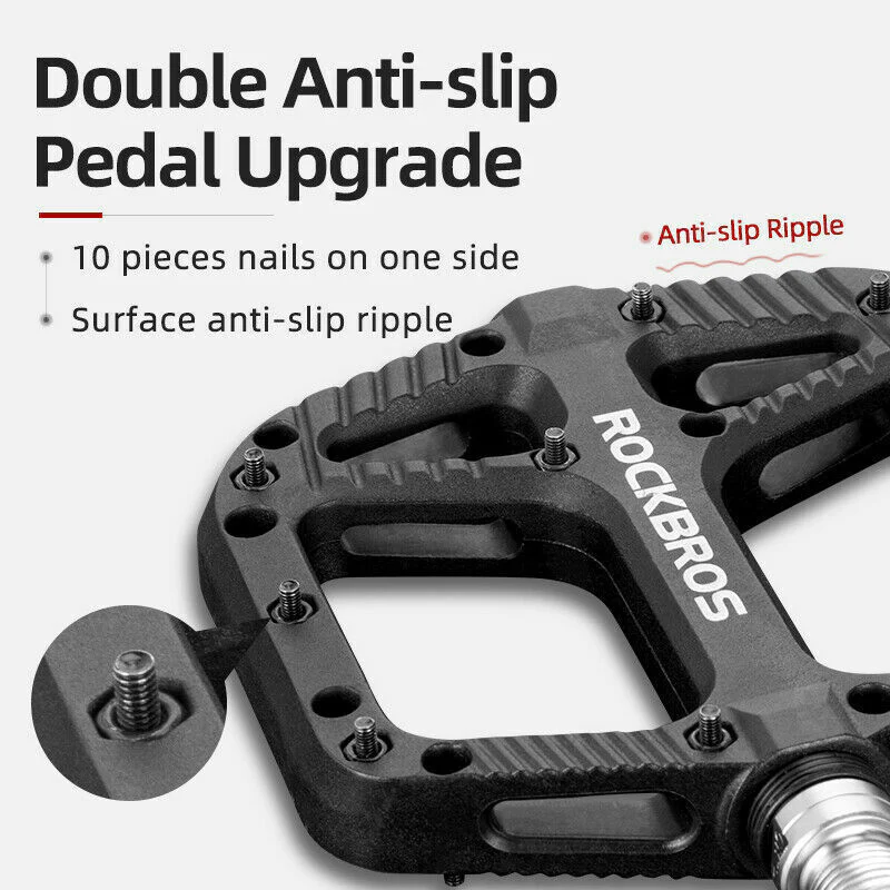 ROCKBROS Extra Large Bike Pedals in Various Colours (Pair) - Image 4