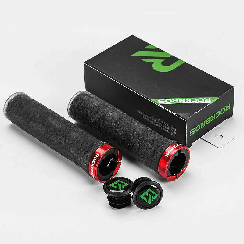 RockBros Mountain Road Bike Grips Bicycle Handlebar Grips Double Lock-on 2.22cm - Image 6