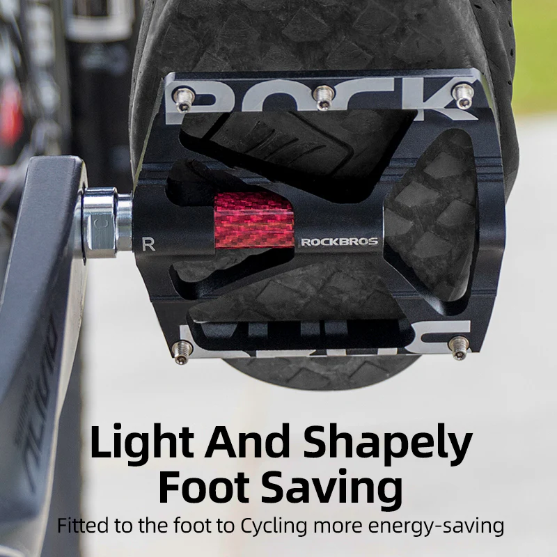 ROCKBROS Lightweight Flat Bike Pedals in Various Colours (Pair) - Image 10
