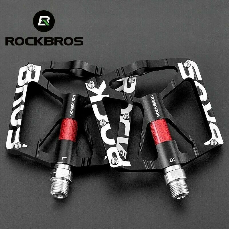 ROCKBROS Lightweight Flat Bike Pedals in Various Colours (Pair) - Image 15
