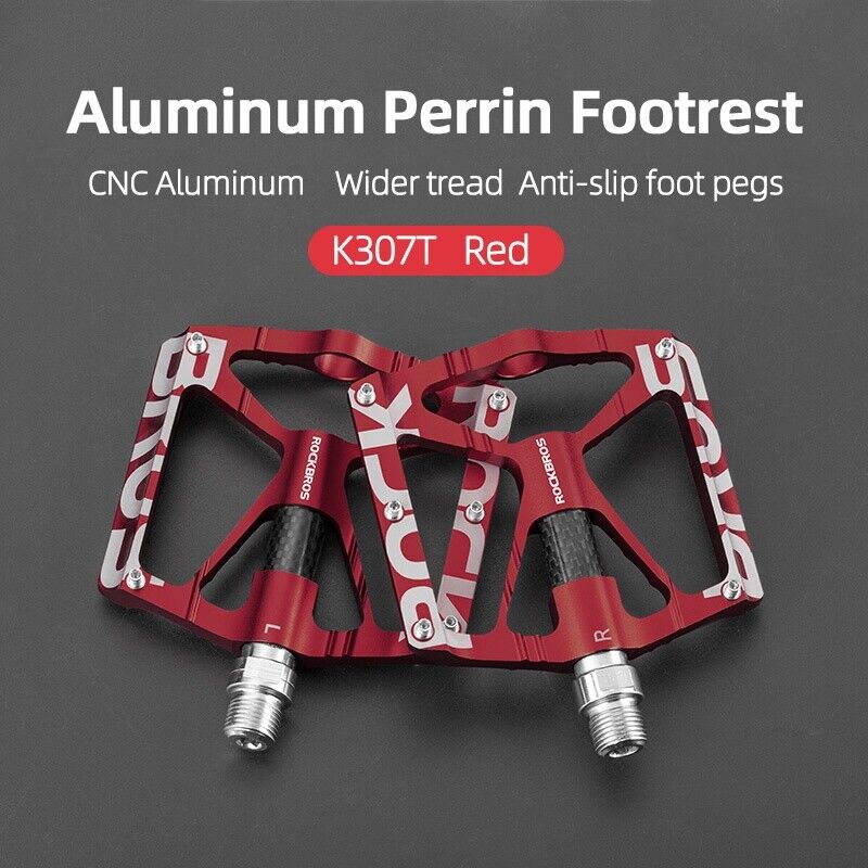 ROCKBROS Lightweight Flat Bike Pedals in Various Colours (Pair) - Image 16