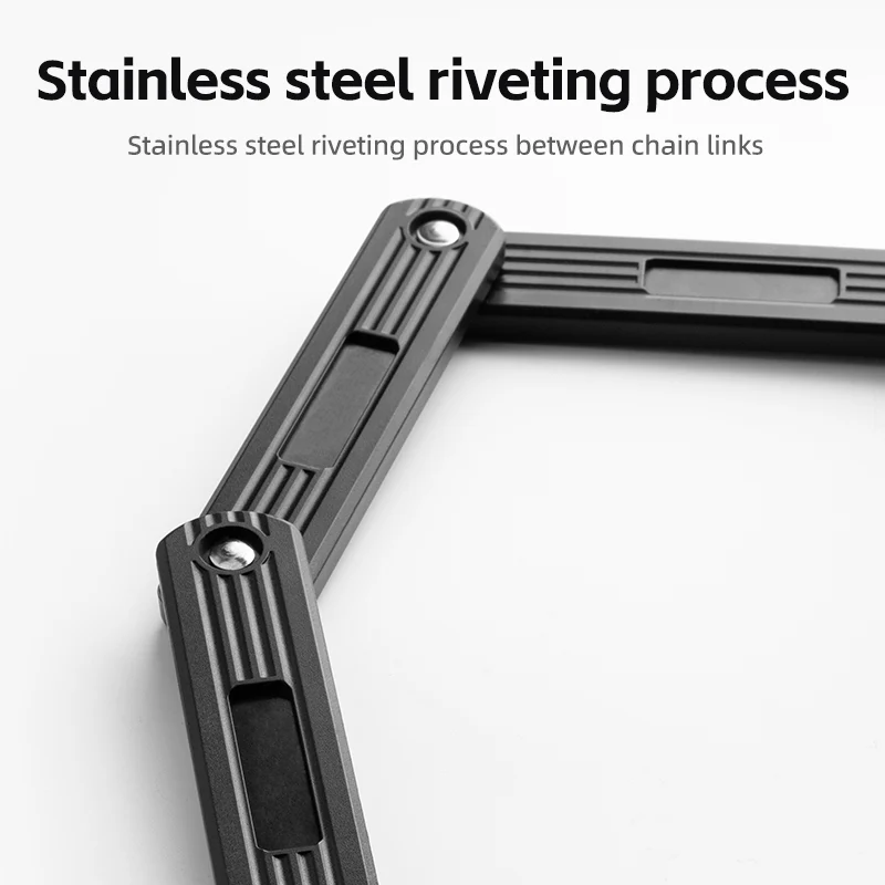 ROCKBROS MTB Road Bike Lock Key Folding Lock E-Bike Motorcycle Steel Lock Portable Antirust Anti-theft - Image 12