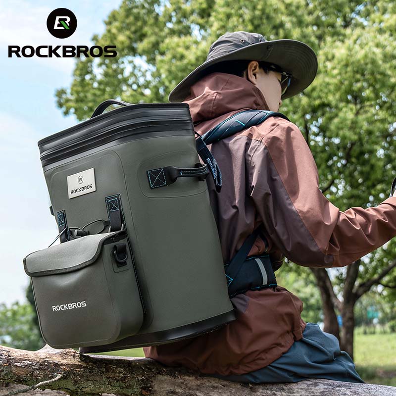 ROCKBROS Outdoor Backpack Cooler Bag Hiking Camping Picnic Insulated Storage Bag - Image 10