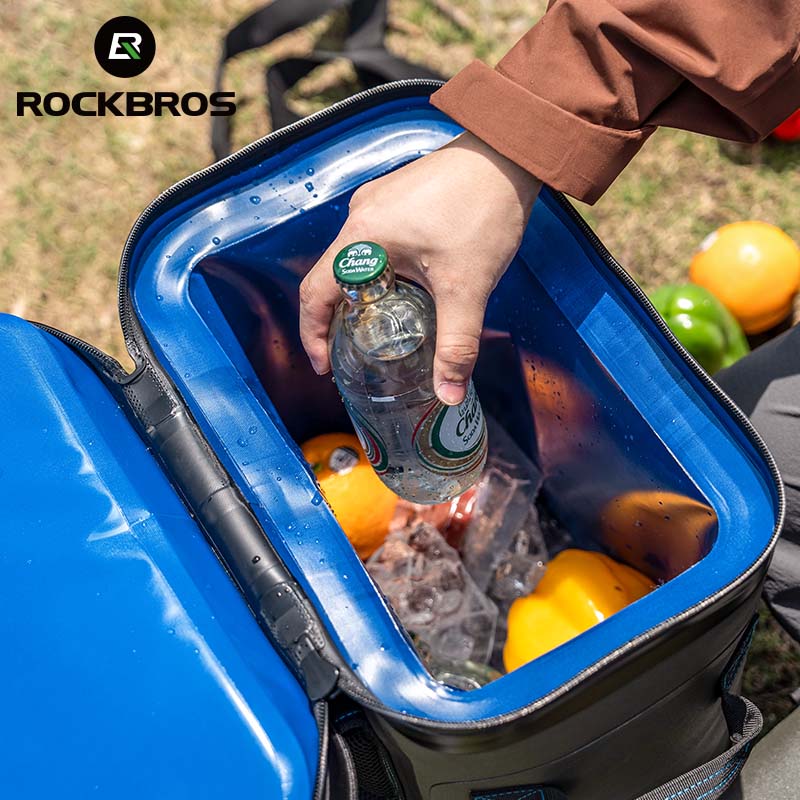 ROCKBROS Outdoor Backpack Cooler Bag Hiking Camping Picnic Insulated Storage Bag - Image 9