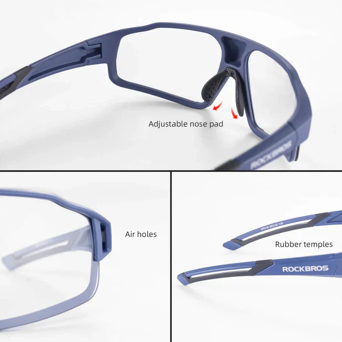 ROCKBROS Photochromic Cycling Glasses UV400 Lens - Image 5