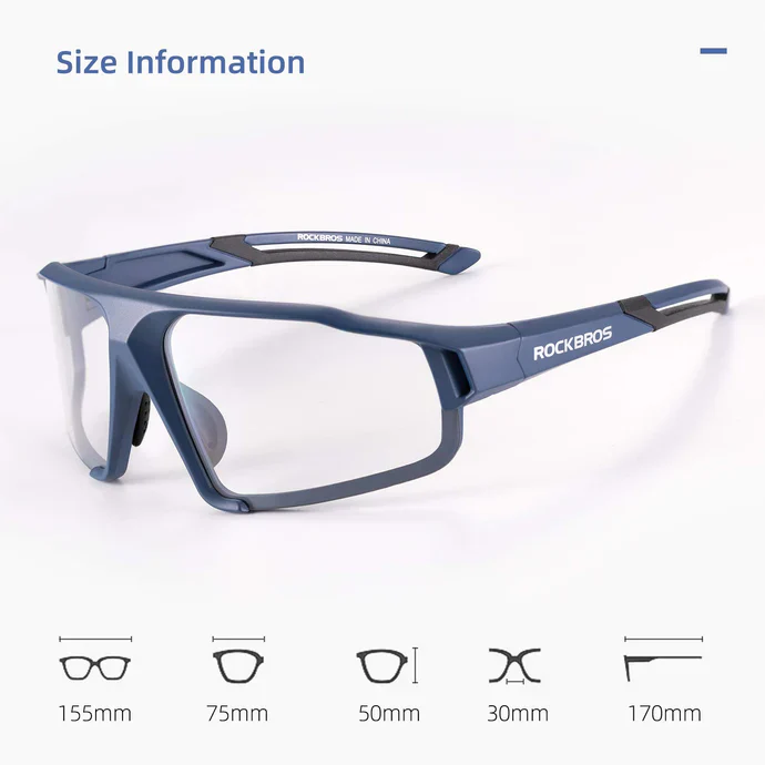 ROCKBROS Photochromic Cycling Glasses UV400 Lens - Image 6