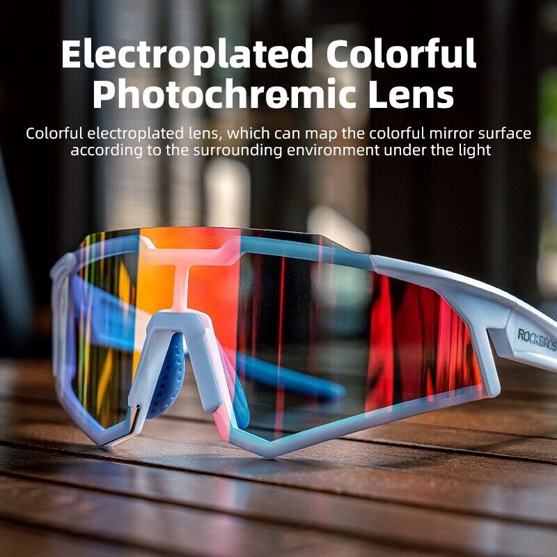 ROCKBROS Photochromic Goggle Cycling Sunglasses Sport Road Mountain Bike Glasses - Image 12