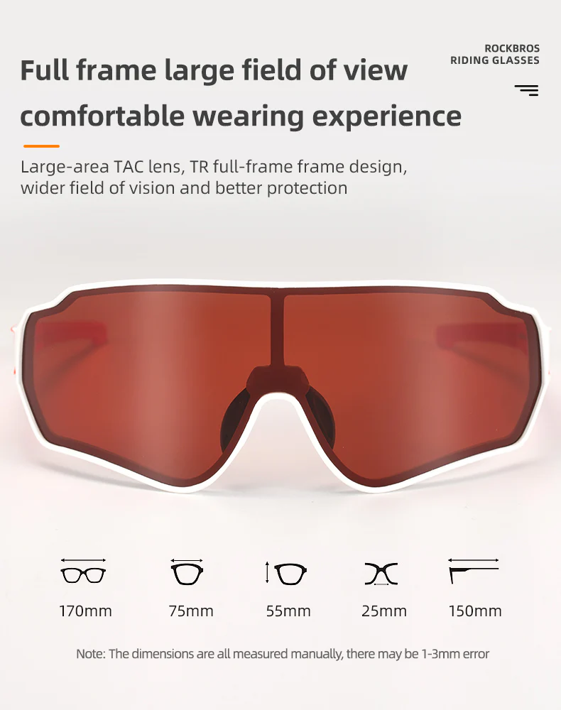 ROCKBROS Full Frame Photochromic Cycling Sunglasses with UV400 Protection - Image 5
