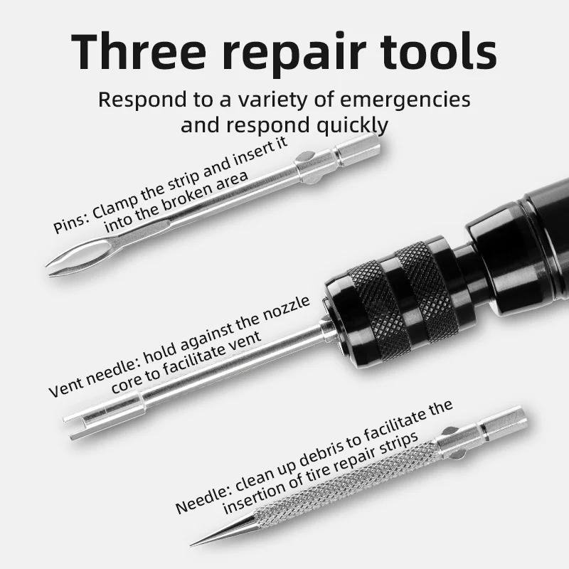 ROCKBROS Portable Bicycle Bike Tire Repair Patch Tool Aluminum Alloy Compact - Image 7