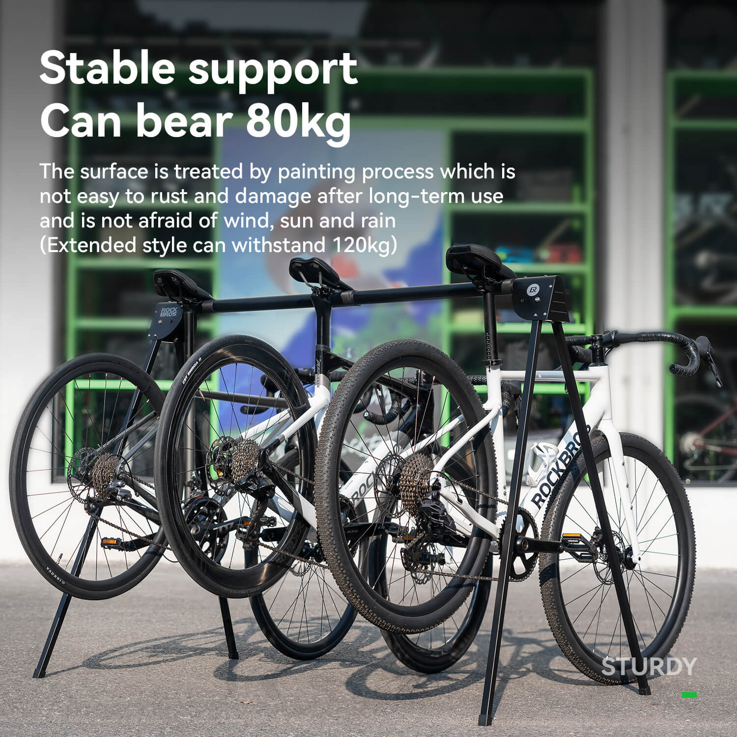 ROCKBROS Portable Foldable Outdoor Bike Stand - Image 3