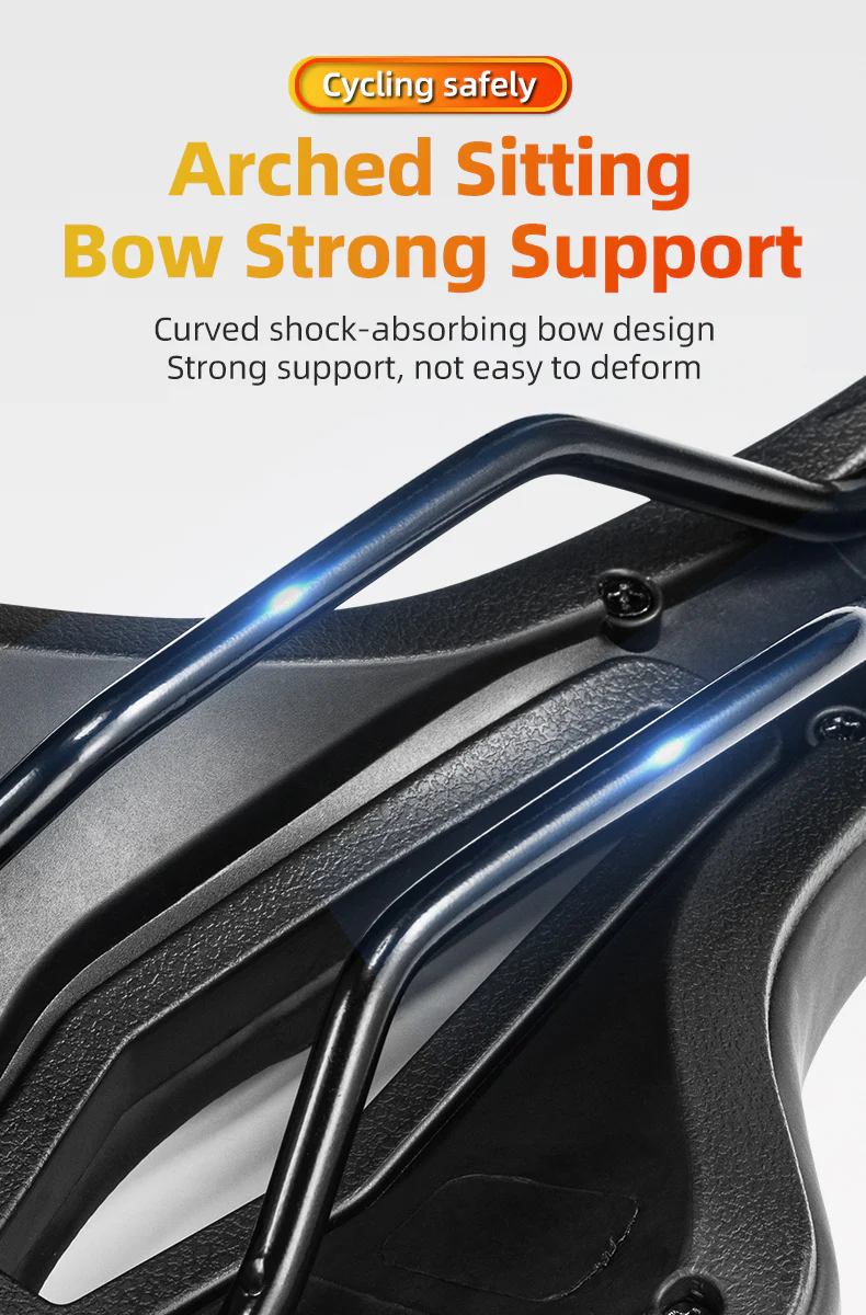 ROCKBROS Cycling Bicycle Saddle MTB Road Bike Seat Hollow Comfort Cushion - Image 9