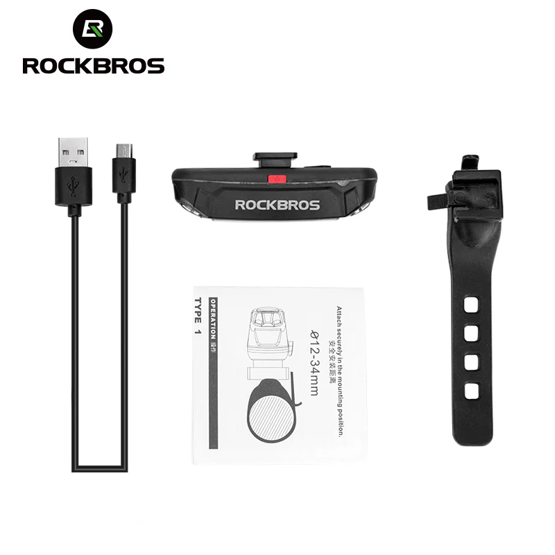 ROCKBROS Rotatable Bike Tail Light A54BK - Image 7