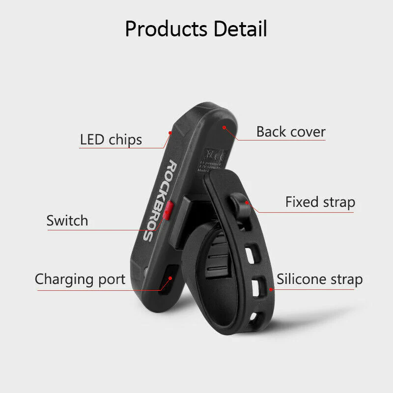 ROCKBROS Rotatable Bike Tail Light A54BK - Image 8