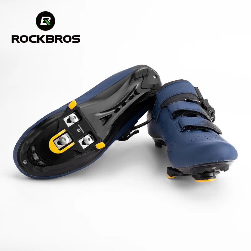 ROCKBROS Road Bike Bicycle Pedals Cleats Set 6 Degree Float For Shimano SPD - Image 16