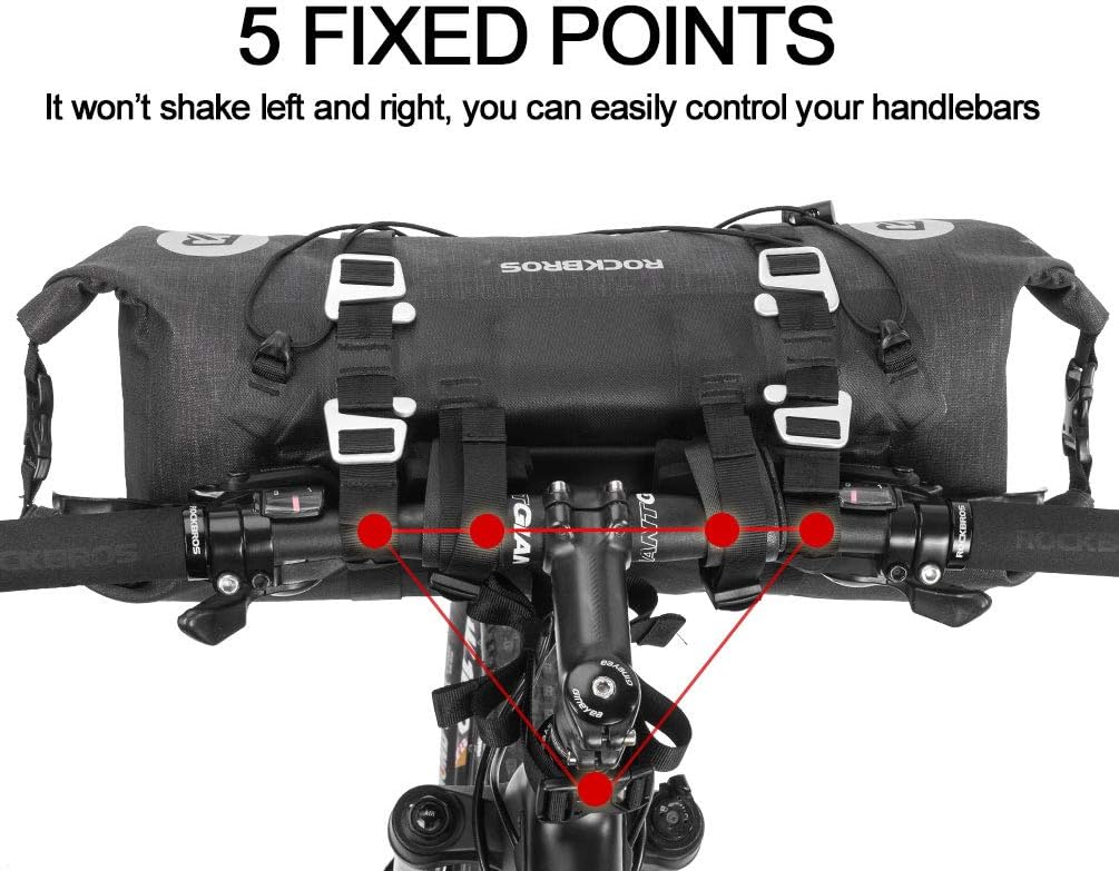 ROCKBROS- Large Bike Handlebar Waterproof Bag - Image 5
