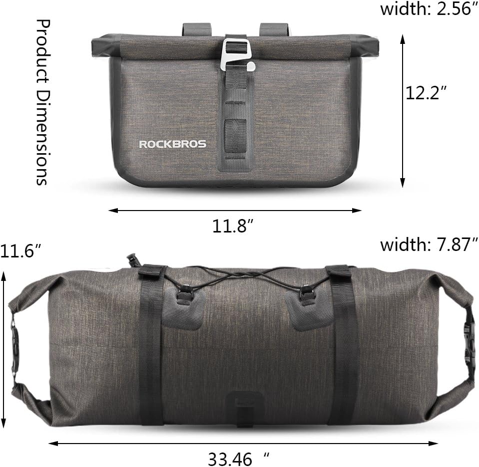 ROCKBROS- Large Bike Handlebar Waterproof Bag - Image 9