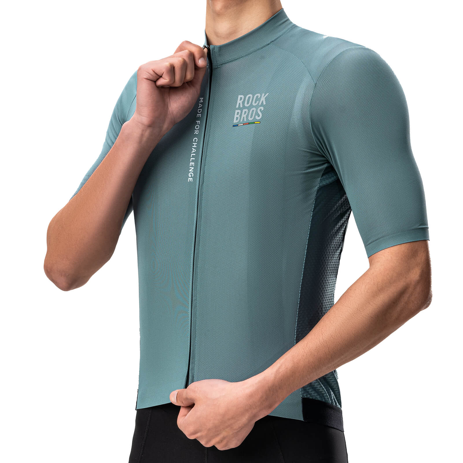 【ROAD TO SKY】 Men Cycling T-shirt Summer Sports Wear Tops YKK Zipper - Image 6