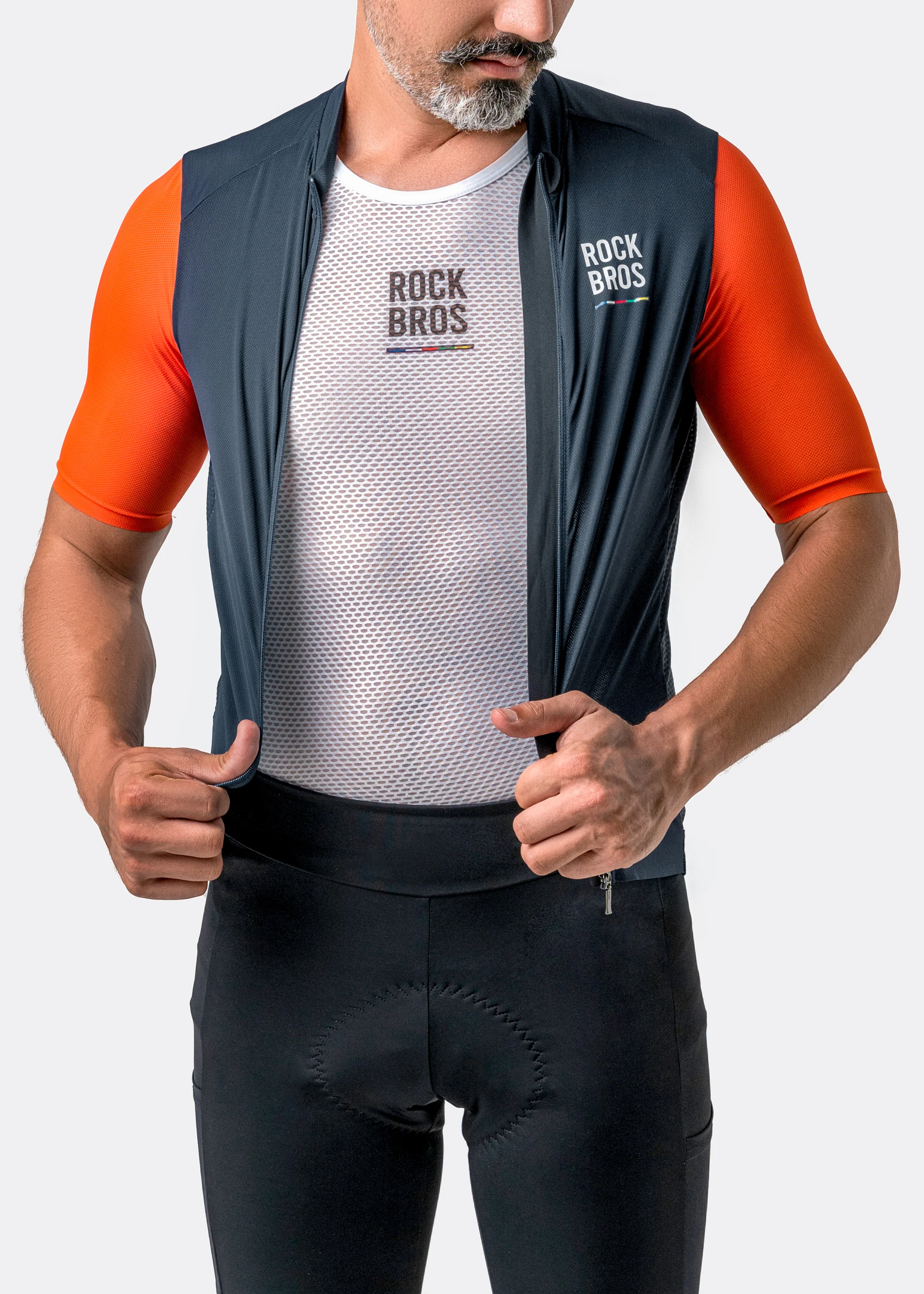 ROCKBROS ROAD TO SKY Men's Short-Sleeve Cycling Jersey in Various Colours - Image 7