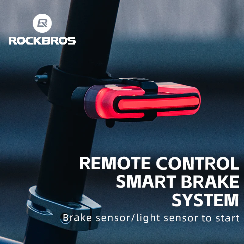ROCKBROS REX01 Bike Bicycle Tail Light with Turn Signals Remote Control - Image 10