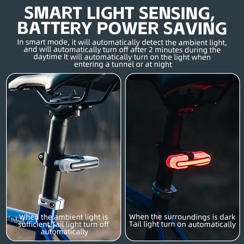 ROCKBROS REX01 Bike Bicycle Tail Light with Turn Signals Remote Control - Image 5