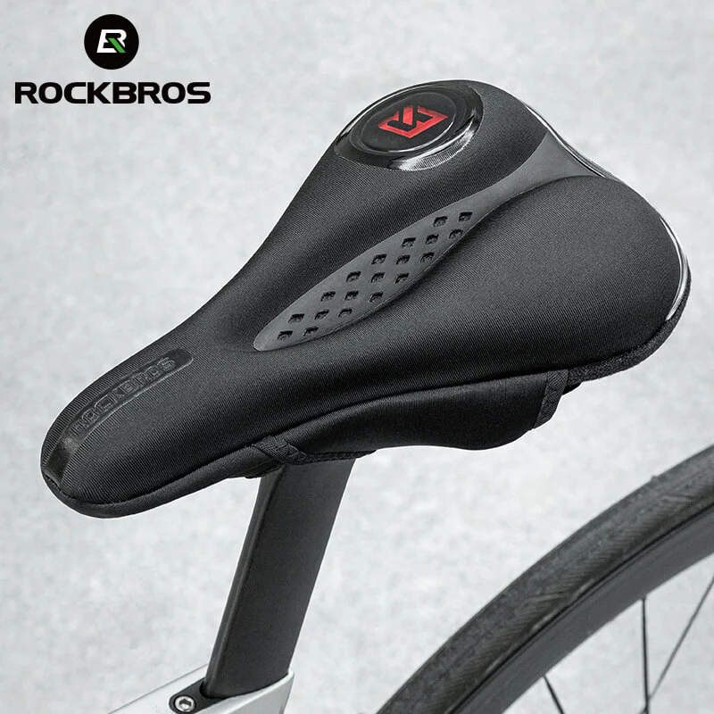 ROCKBROS Soft Bike Saddle Cover With LED Rear Light - Image 3