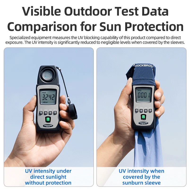 ROCKBROS Sun Protection Arm Sleeves Cooling Running - Image 5