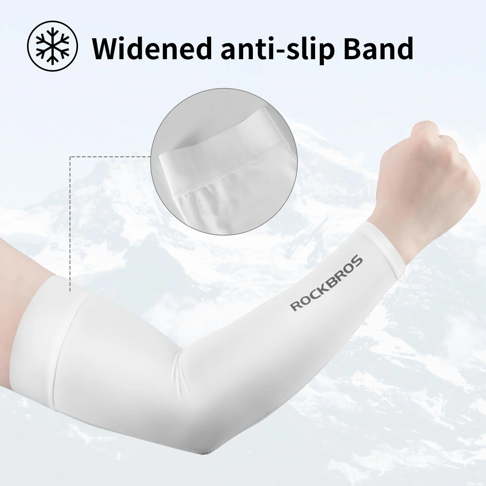 ROCKBROS Sun Protection Cycling Arm Sleeves Cooling Summer - Image 3