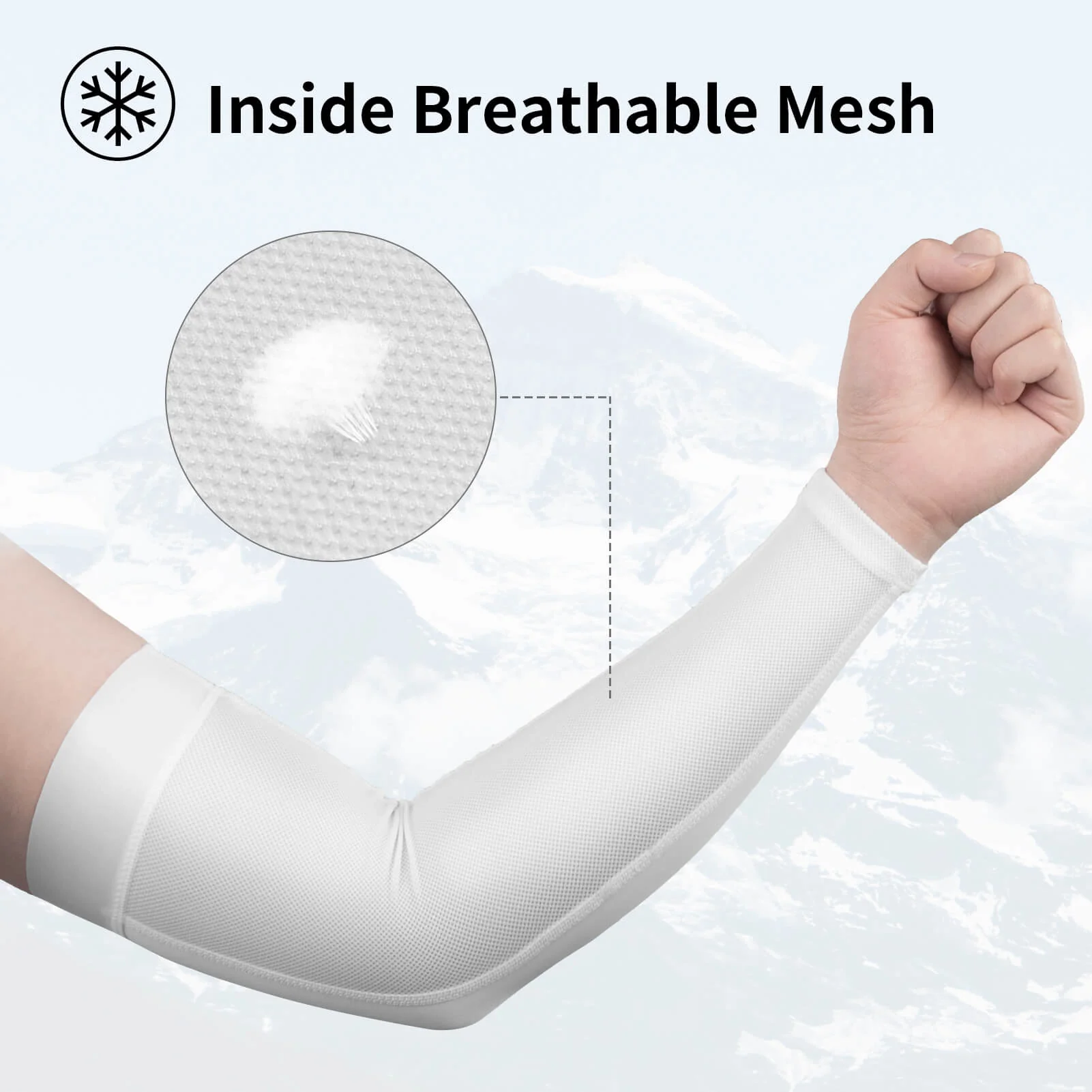 ROCKBROS Sun Protection Cycling Arm Sleeves Cooling Summer - Image 4